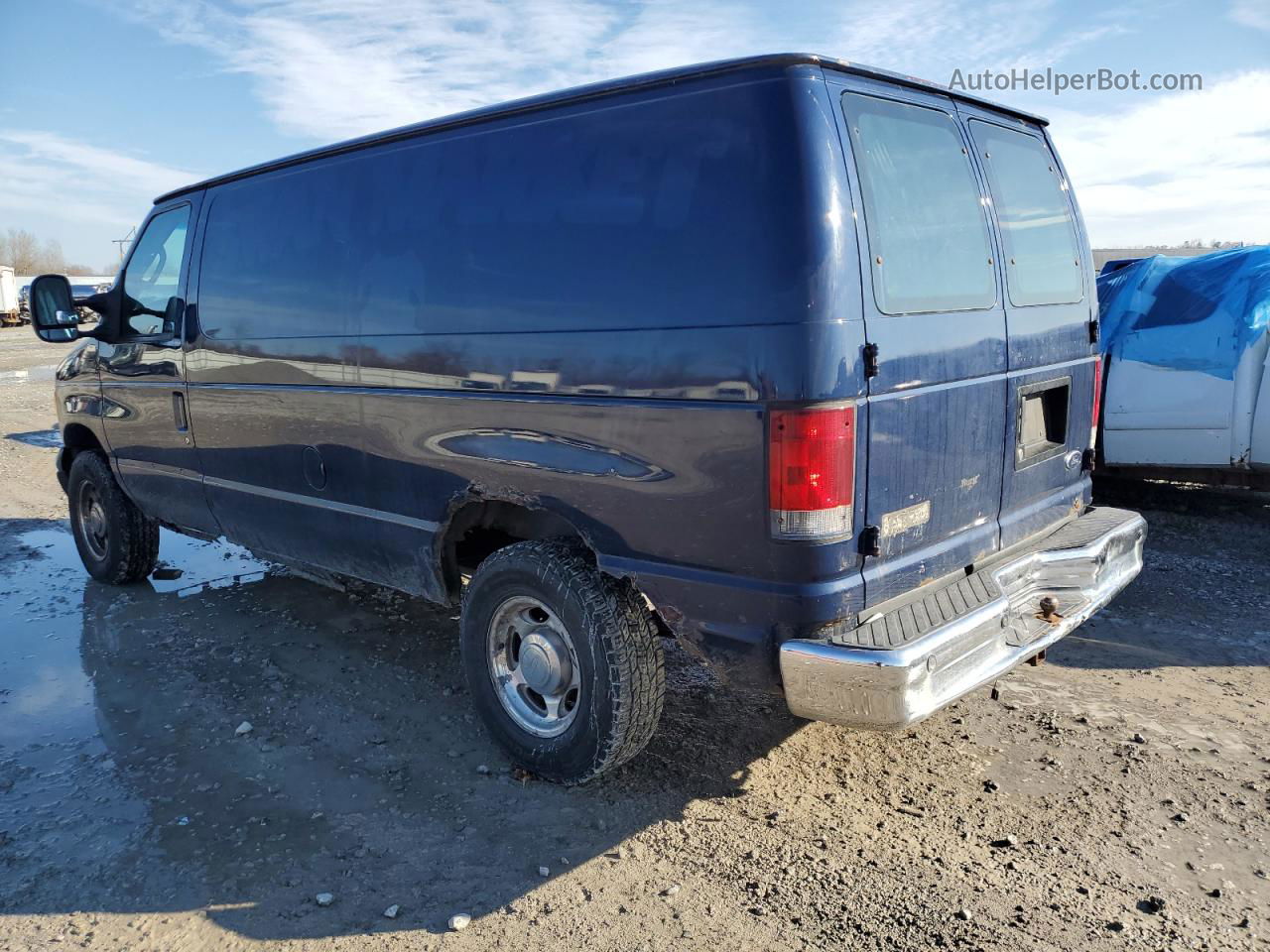 2007 Ford Econoline E250 Van Blue vin: 1FTNE24W27DA48460