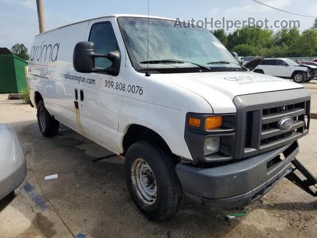 2008 Ford Econoline E250 Van White vin: 1FTNE24W28DB19335