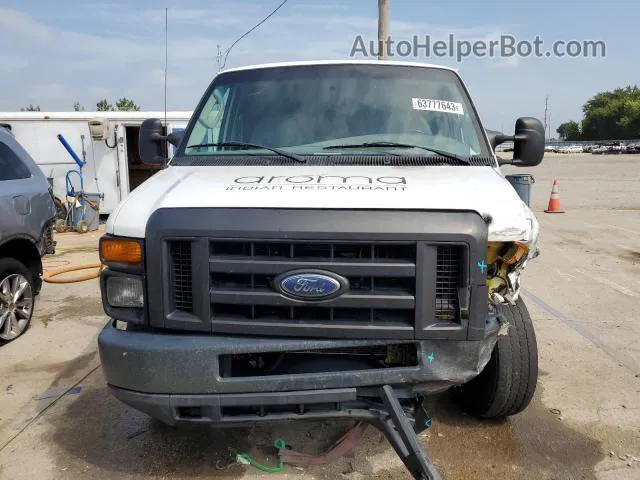 2008 Ford Econoline E250 Van White vin: 1FTNE24W28DB19335