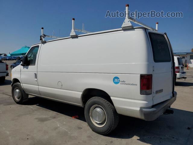 2007 Ford Econoline E250 Van White vin: 1FTNE24W37DA23129