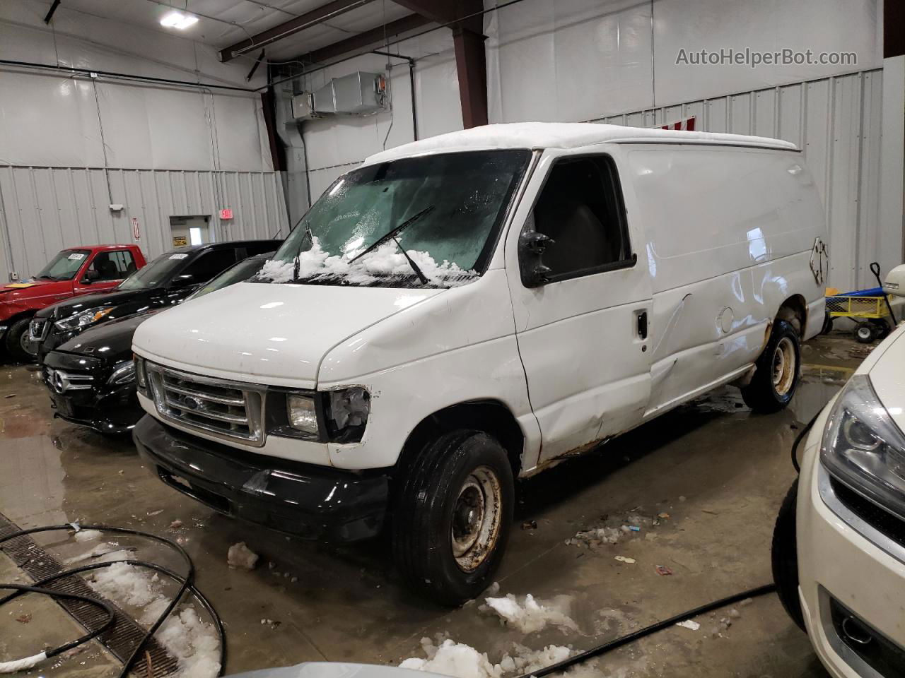 2007 Ford Econoline E250 Van Белый vin: 1FTNE24W37DA99613