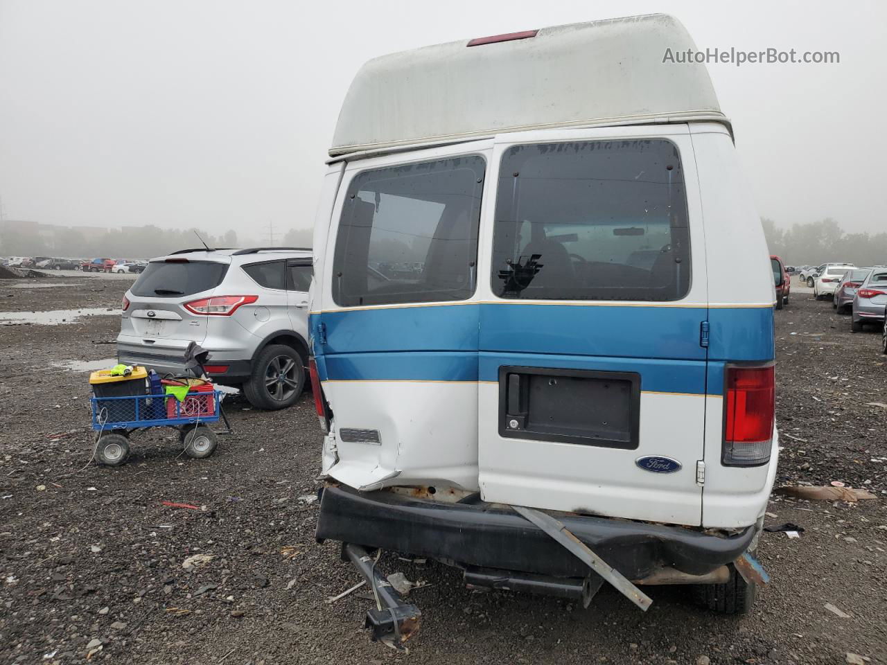 2008 Ford Econoline E250 Van Белый vin: 1FTNE24W38DB53851