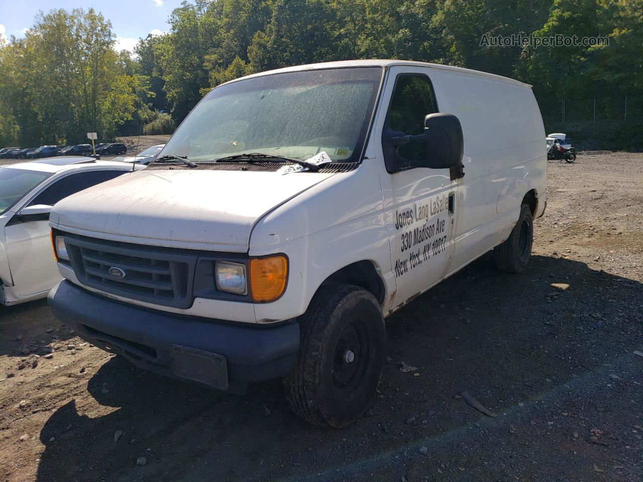 2007 Ford Econoline E250 Van Белый vin: 1FTNE24W47DA30963