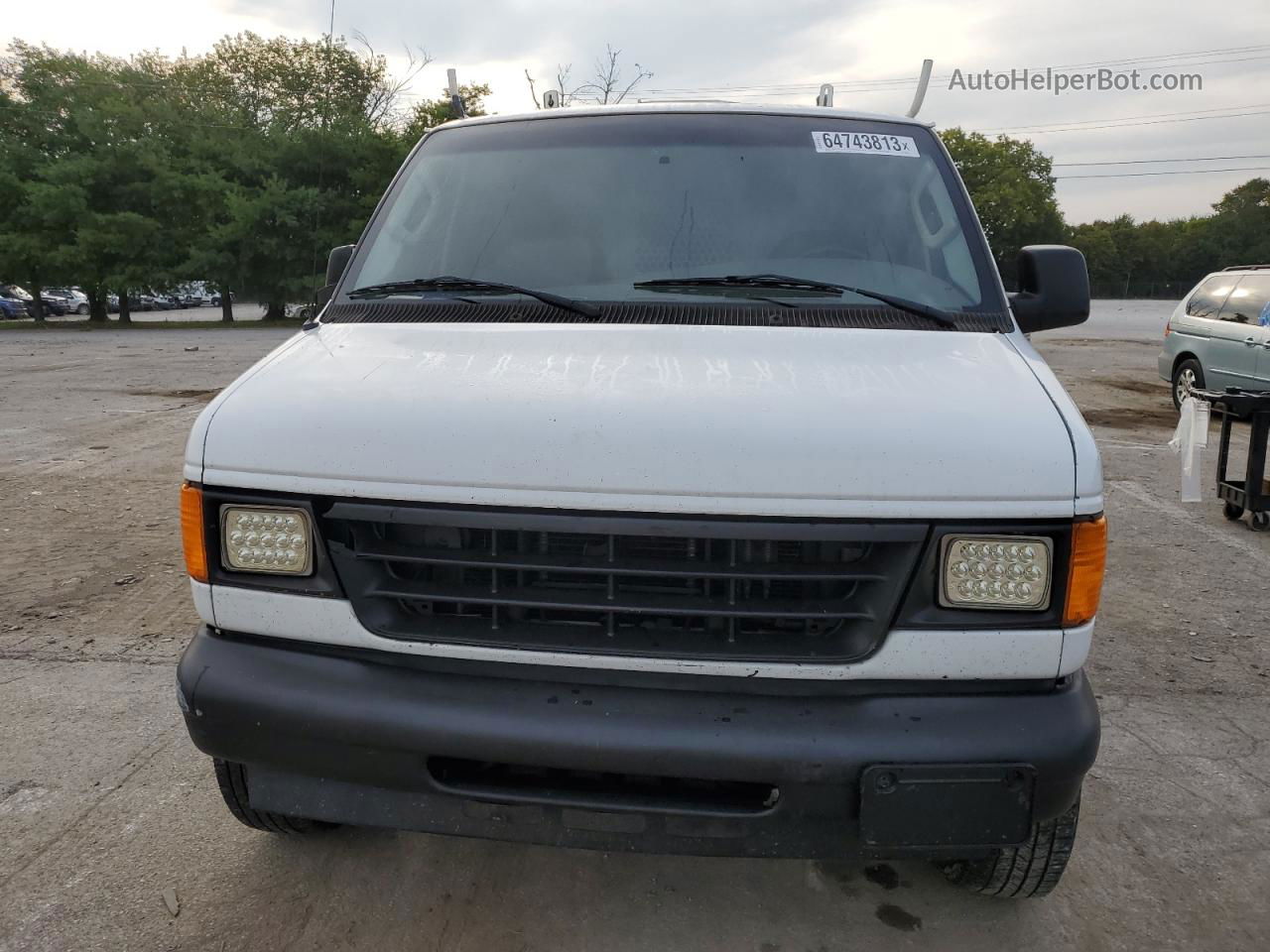 2007 Ford Econoline E250 Van White vin: 1FTNE24W57DA33306