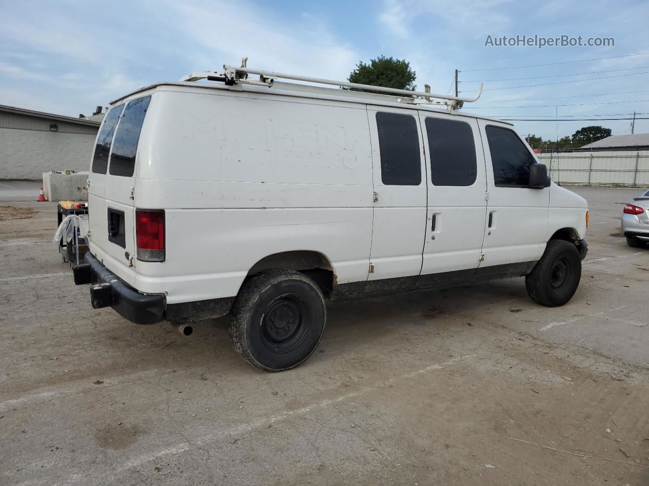 2007 Ford Econoline E250 Van White vin: 1FTNE24W57DA33306