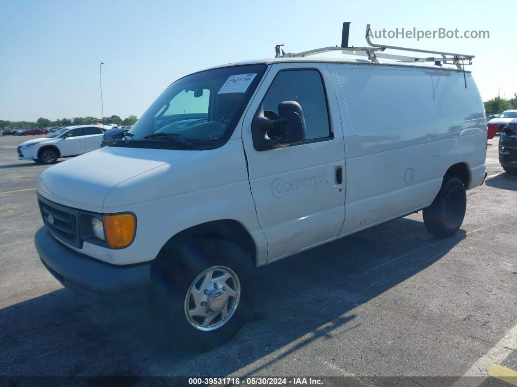 2007 Ford E-250 Commercial/recreational White vin: 1FTNE24W57DB33275