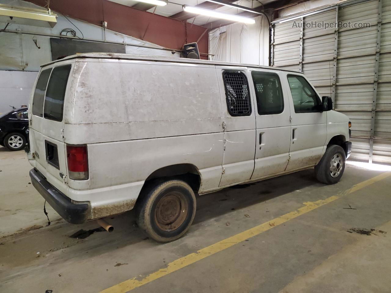 2008 Ford Econoline E250 Van White vin: 1FTNE24W58DA45196