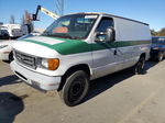 2007 Ford Econoline E250 Van White vin: 1FTNE24W77DA63634