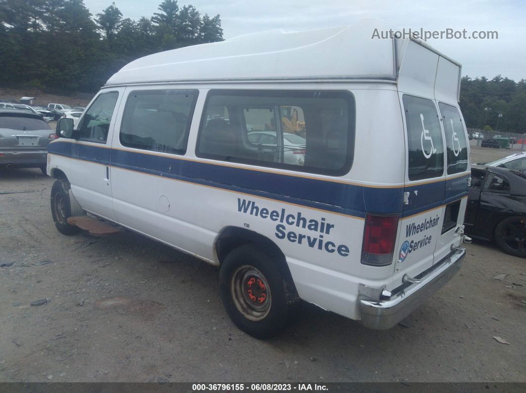 2008 Ford Econoline Cargo Van Commercial/recreational White vin: 1FTNE24W78DB51830