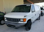 2007 Ford Econoline E250 Van White vin: 1FTNE24W87DA45000