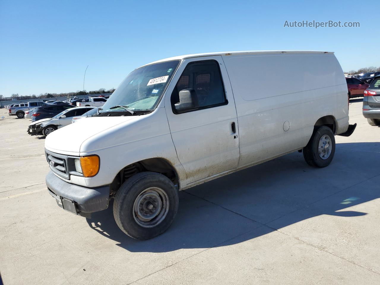 2007 Ford Econoline E250 Van Белый vin: 1FTNE24W87DA60029