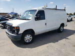 2008 Ford Econoline E250 Van White vin: 1FTNE24W88DA17506