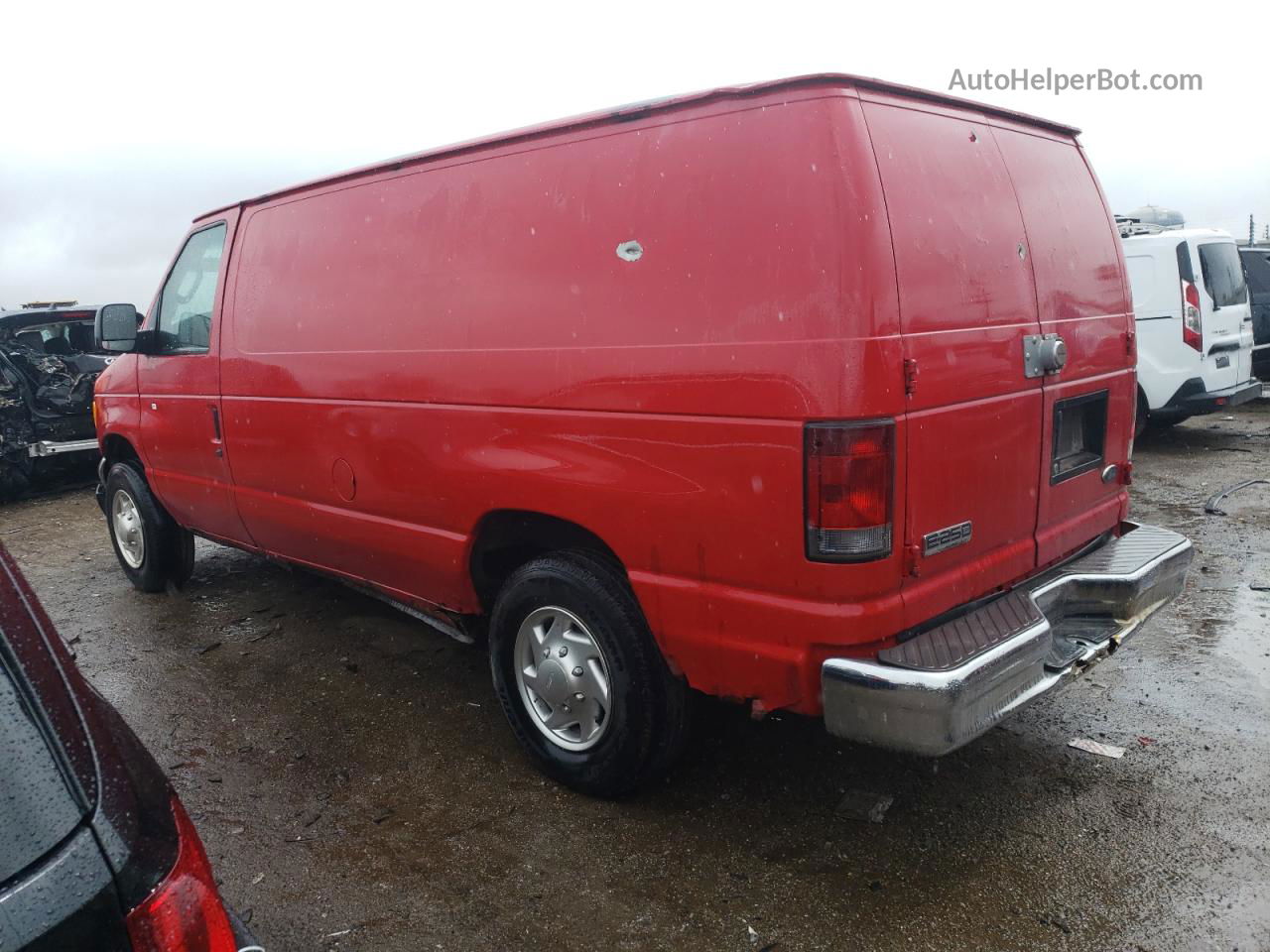 2007 Ford Econoline E250 Van Red vin: 1FTNE24W97DA72626