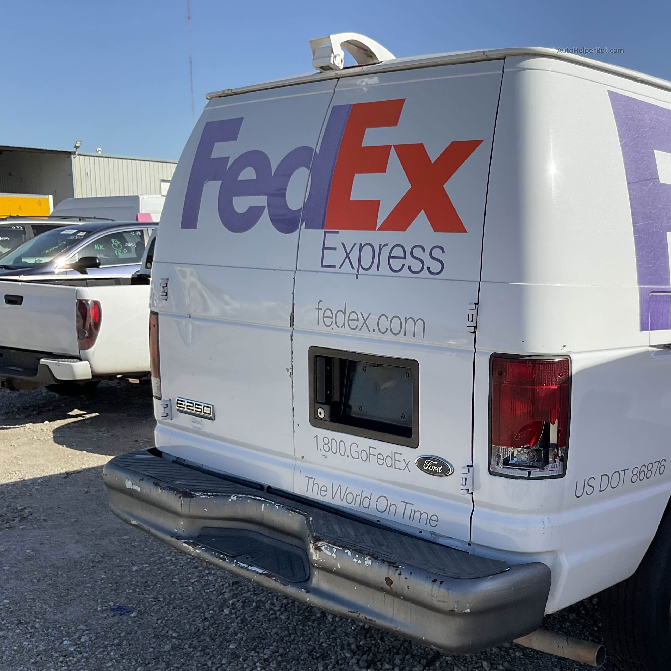 2007 Ford Econoline E250 Van vin: 1FTNE24WX7DB00448