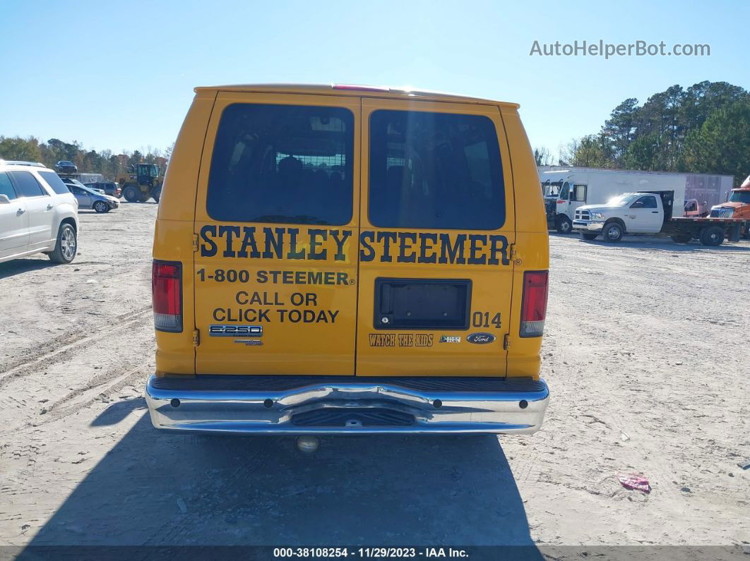 2012 Ford E-250 Commercial Yellow vin: 1FTNE2EL0CDA27539