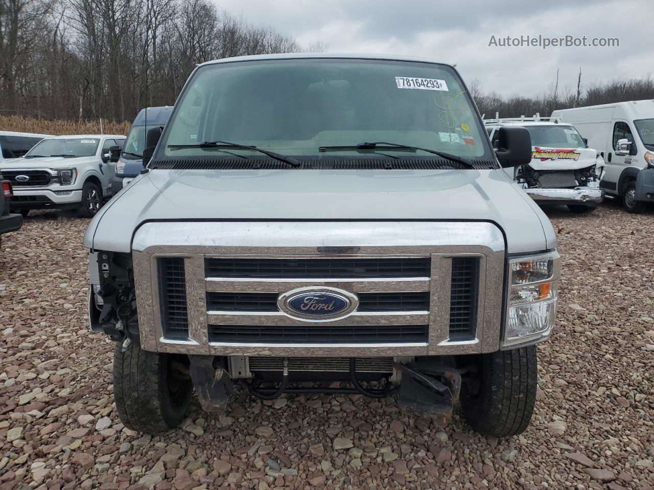 2012 Ford Econoline E250 Van Silver vin: 1FTNE2EL3CDB23231