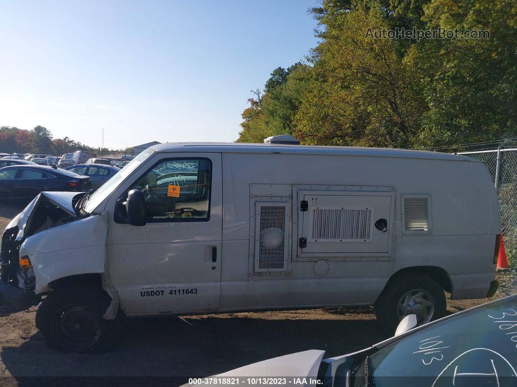 2013 Ford Econoline Cargo Van Commercial/recreational White vin: 1FTNE2EL4DDB01479