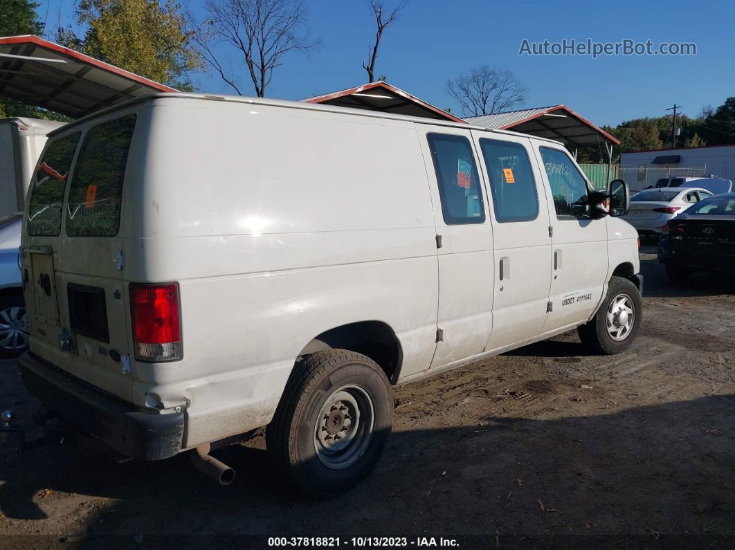 2013 Ford Econoline Cargo Van Commercial/recreational White vin: 1FTNE2EL4DDB01479