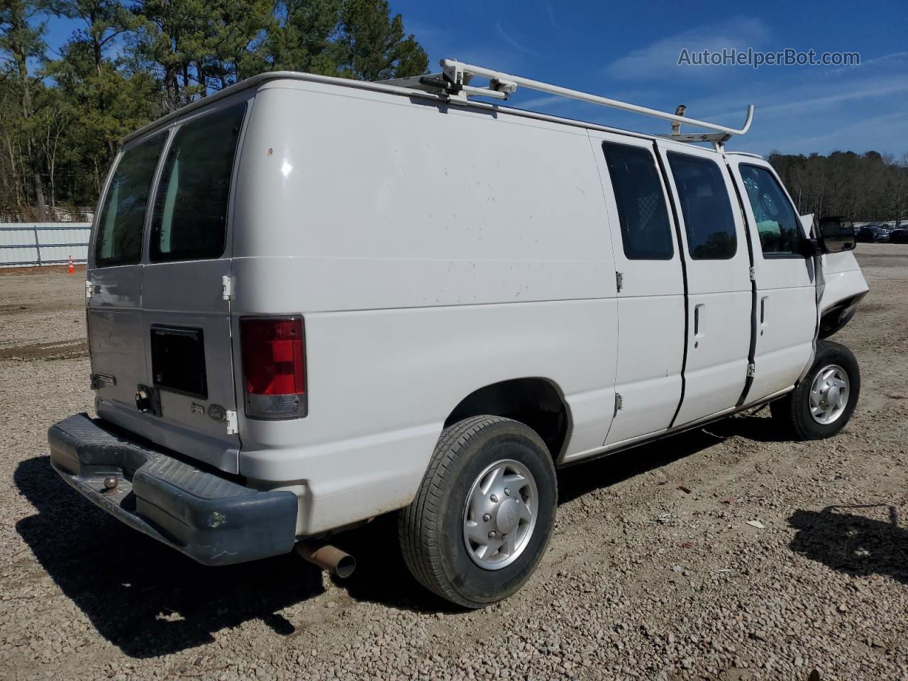 2010 Ford Econoline E250 Van White vin: 1FTNE2EL5ADA16680