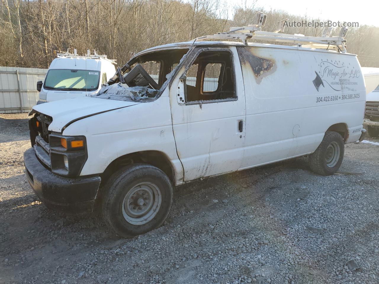 2012 Ford Econoline E250 Van White vin: 1FTNE2EL5CDA14236