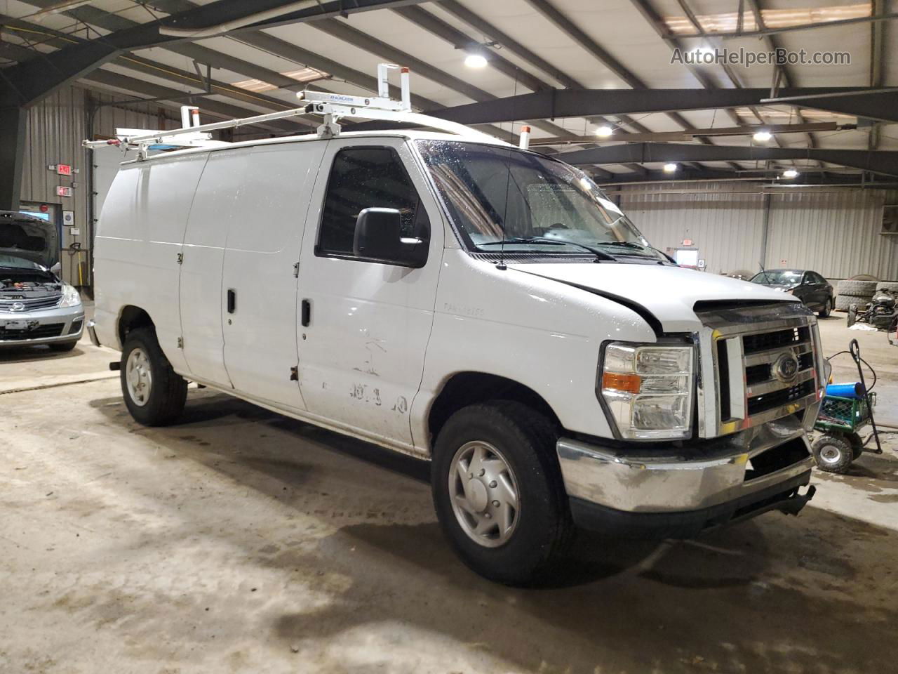 2013 Ford Econoline E250 Van White vin: 1FTNE2EL5DDA48646