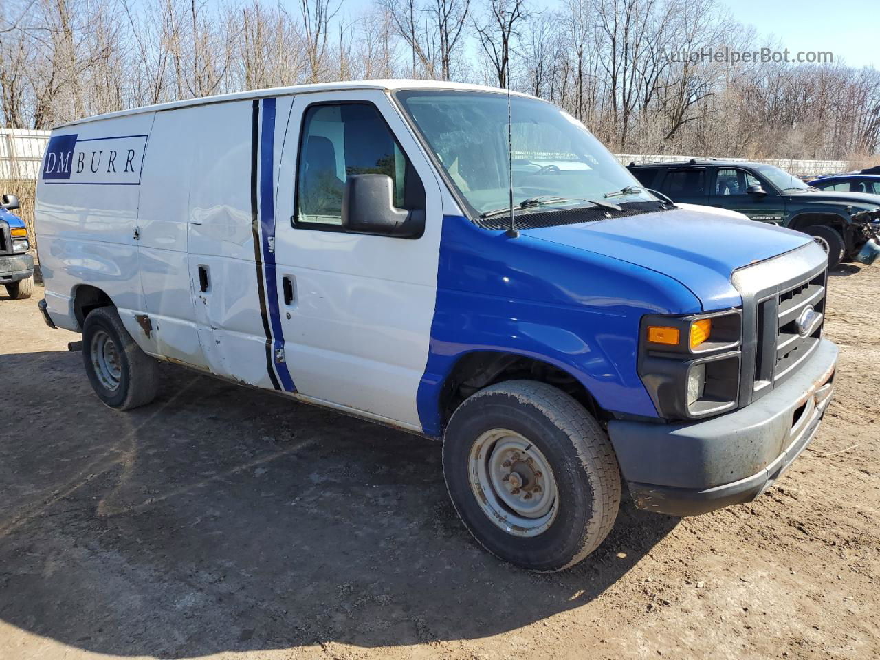 2012 Ford Econoline E250 Van White vin: 1FTNE2EL6CDA17632