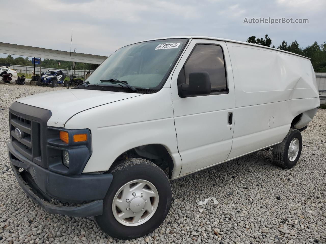 2012 Ford Econoline E250 Van White vin: 1FTNE2EL6CDA31112