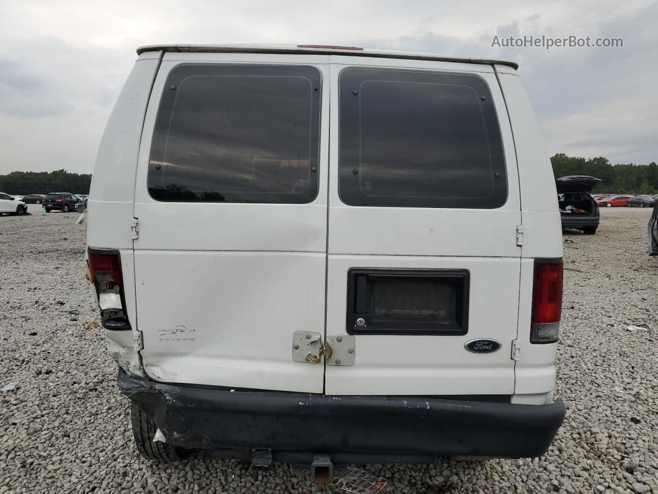 2012 Ford Econoline E250 Van White vin: 1FTNE2EL6CDA31112