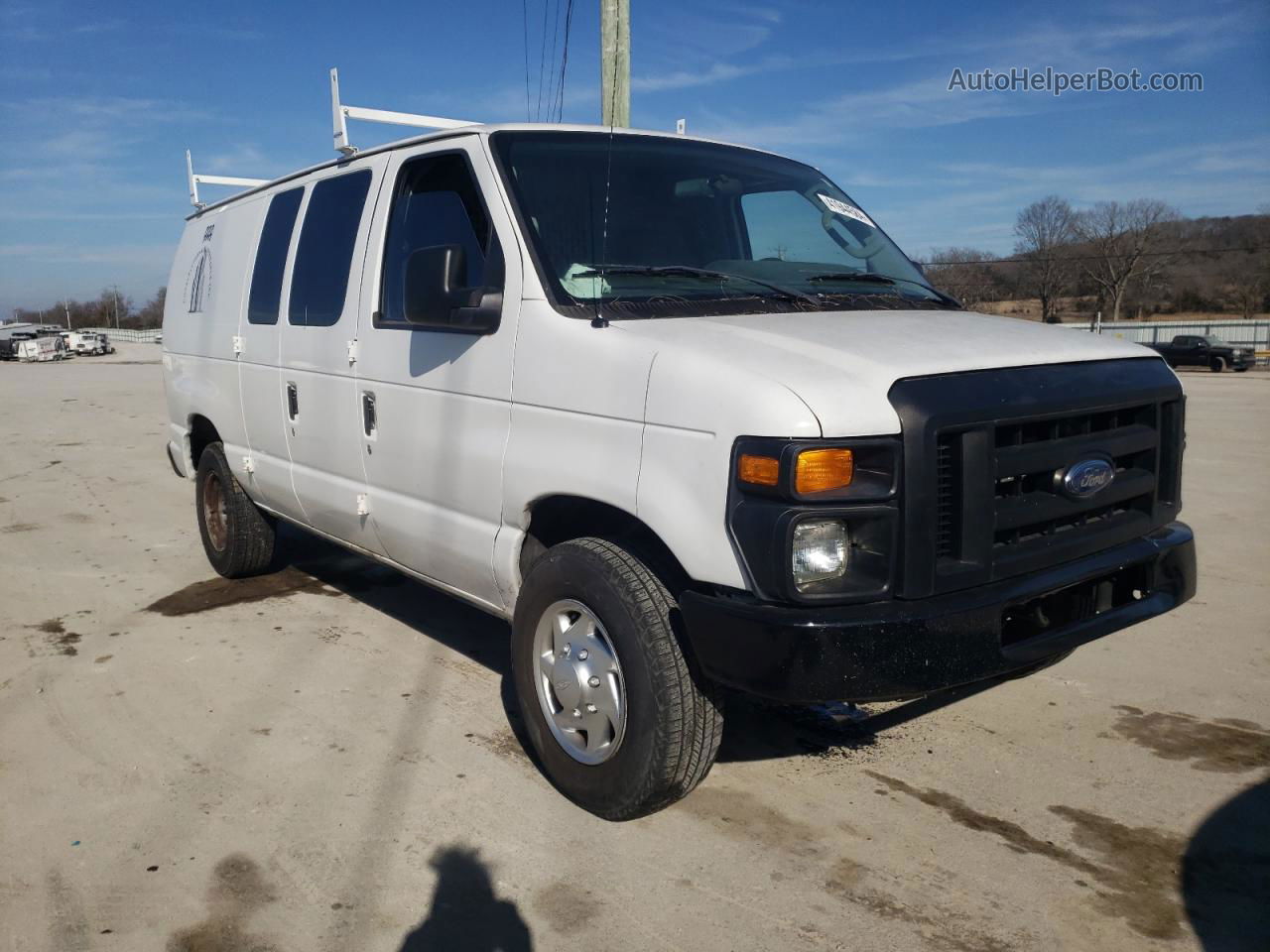 2012 Ford Econoline E250 Van White vin: 1FTNE2EL7CDB12202