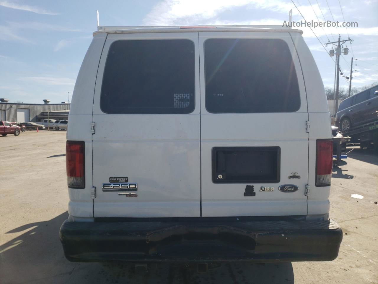 2012 Ford Econoline E250 Van White vin: 1FTNE2EL7CDB12202