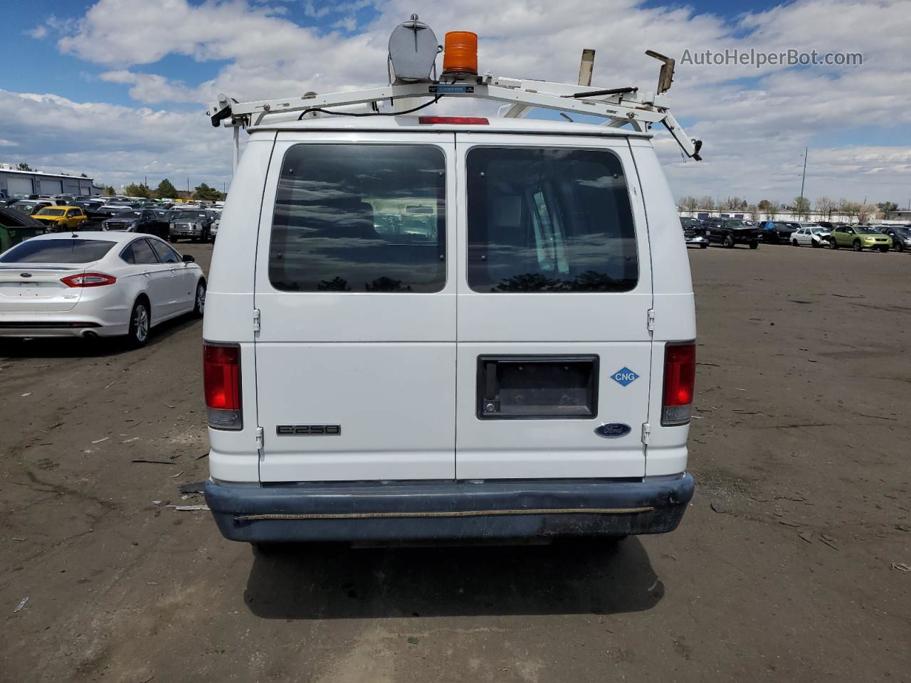 2010 Ford Econoline E250 Van White vin: 1FTNE2EL8ADA09934