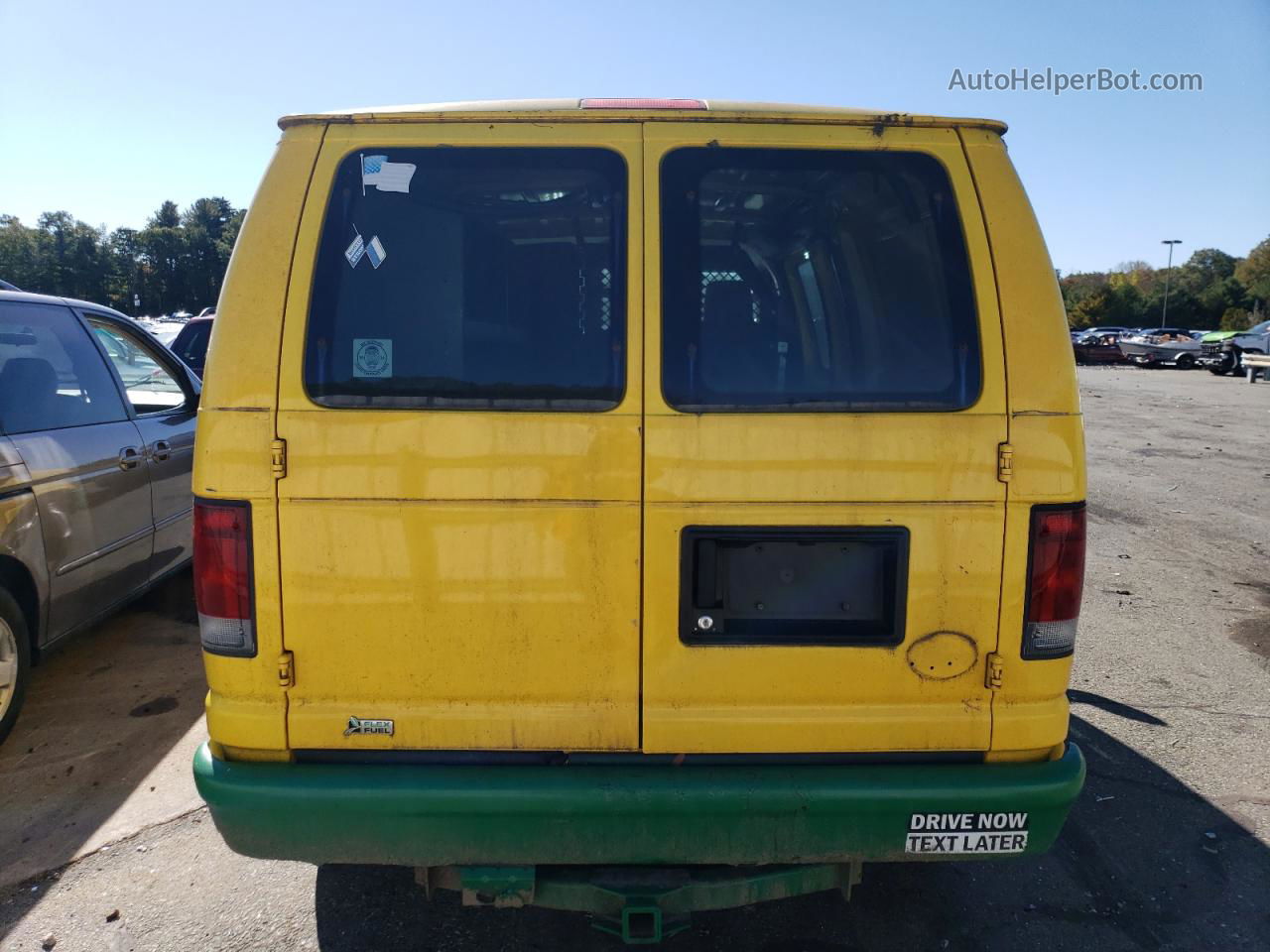 2012 Ford Econoline E250 Van Yellow vin: 1FTNE2EL9CDA79039