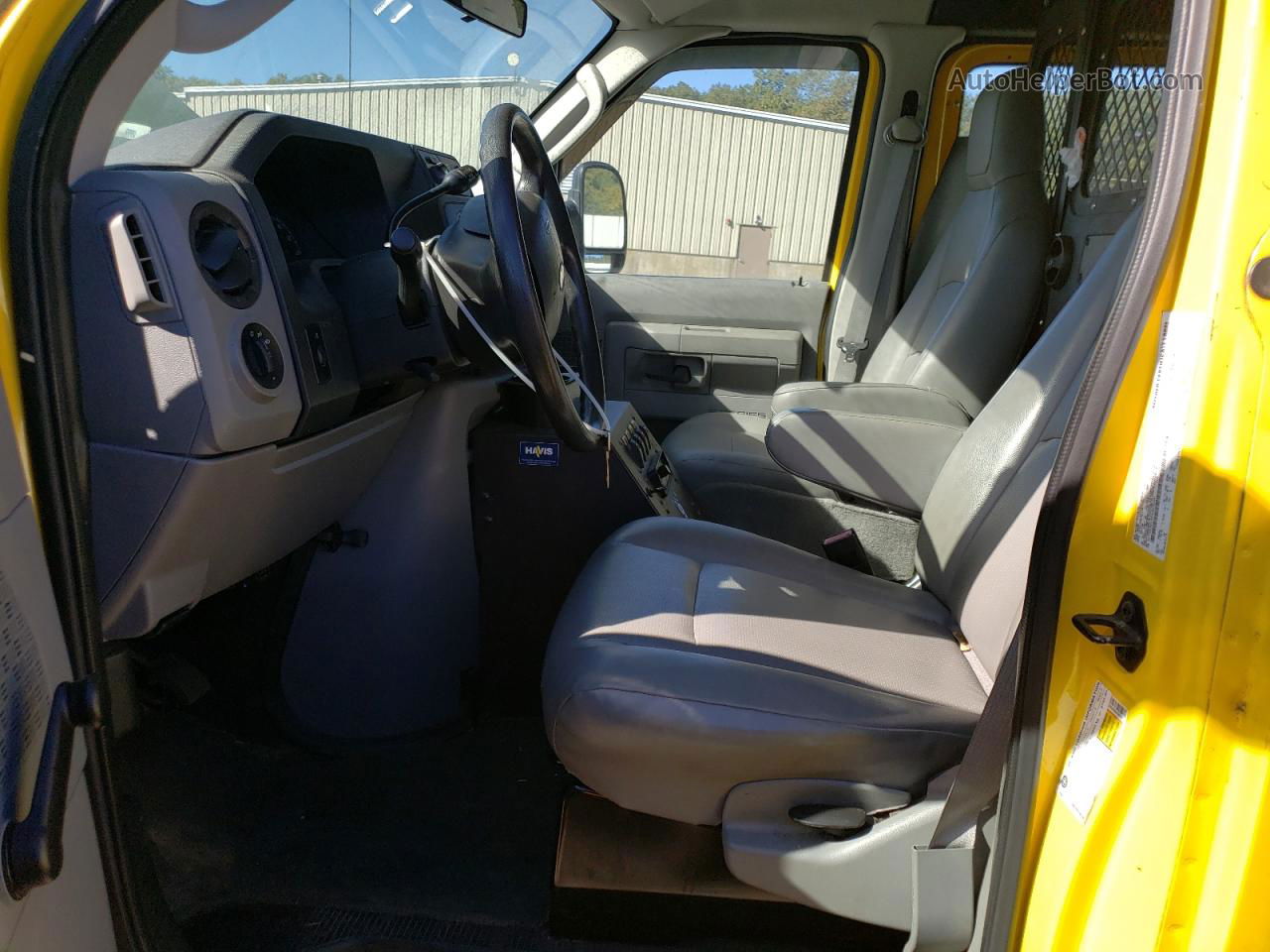 2012 Ford Econoline E250 Van Yellow vin: 1FTNE2EL9CDA79039