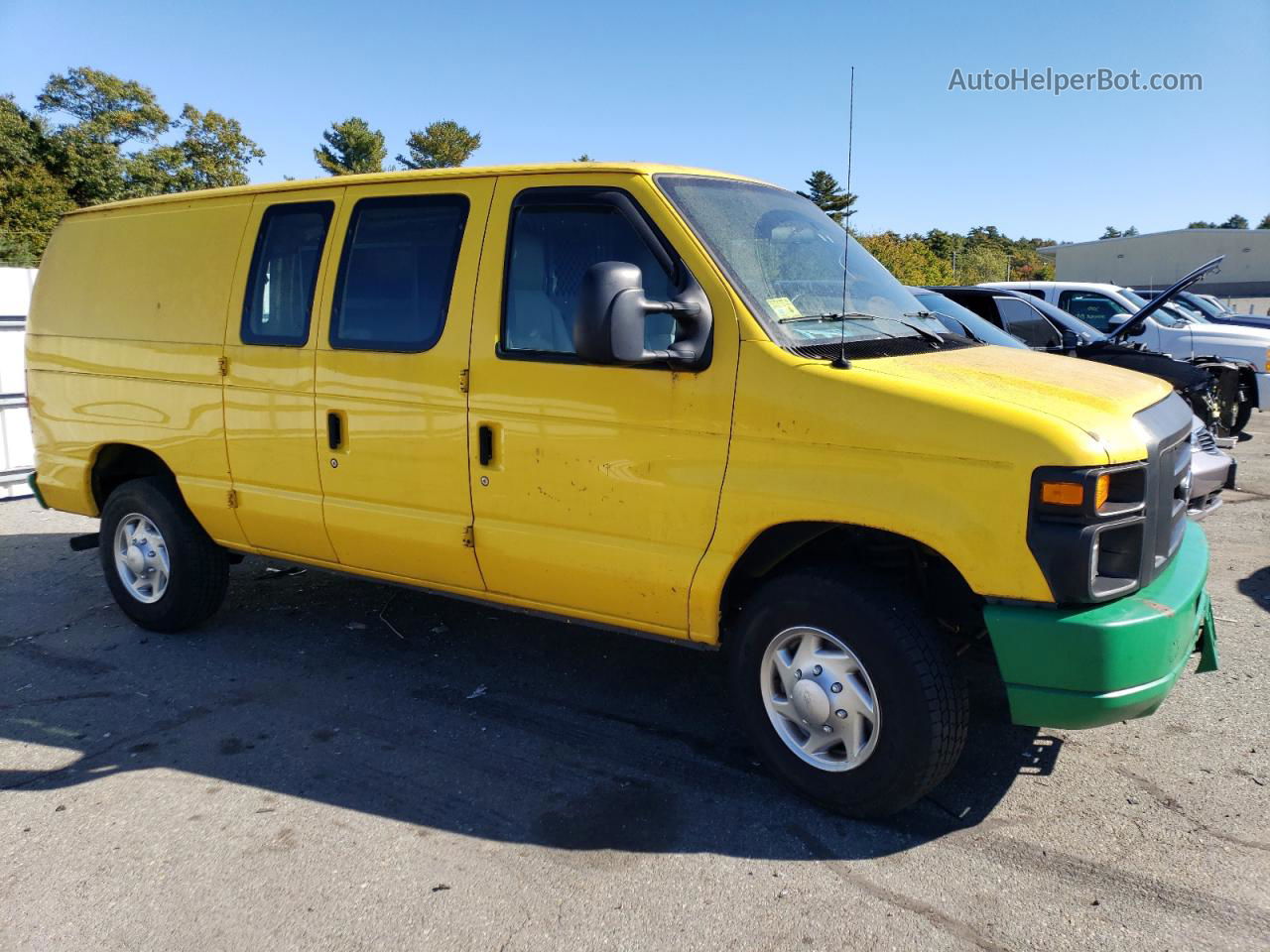 2012 Ford Econoline E250 Van Yellow vin: 1FTNE2EL9CDA79039