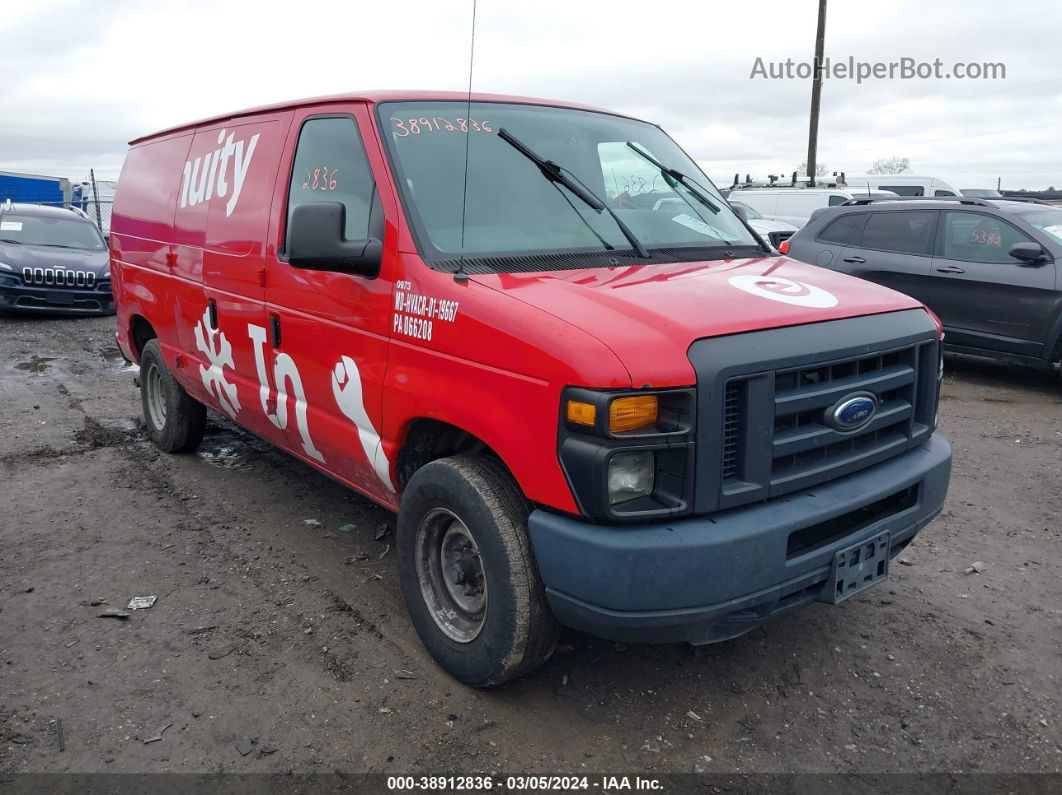 2013 Ford E-250 Commercial Red vin: 1FTNE2EL9DDB05382