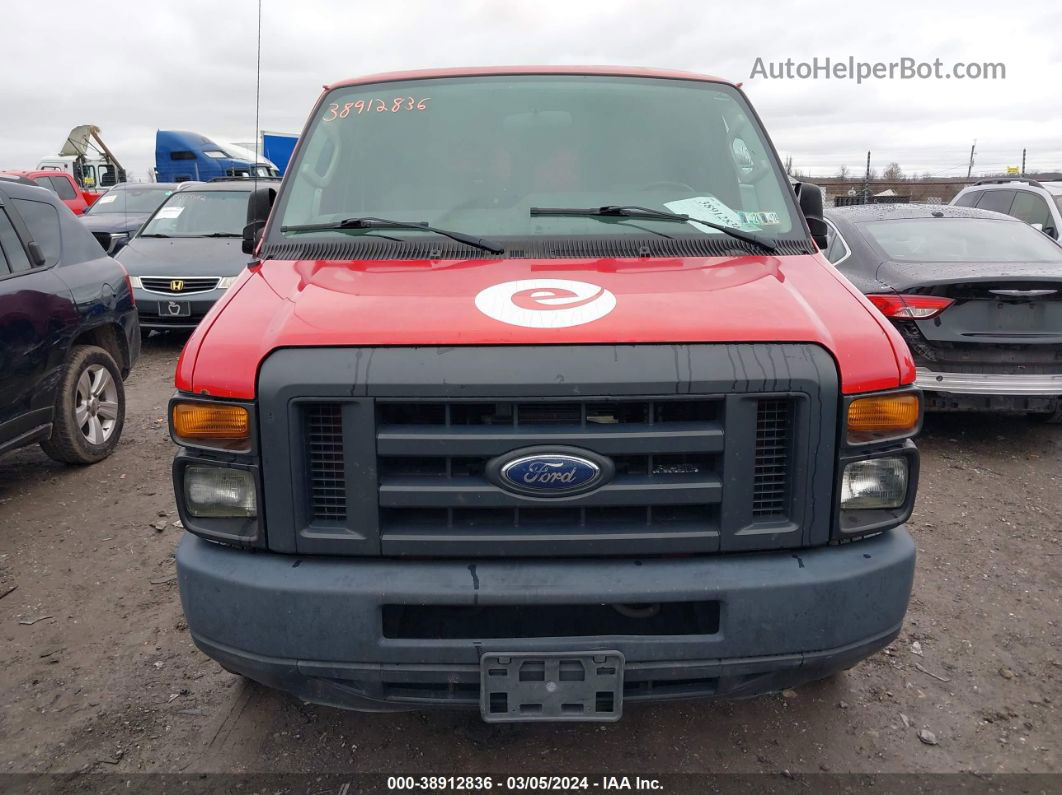 2013 Ford E-250 Commercial Red vin: 1FTNE2EL9DDB05382