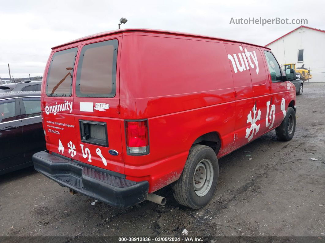 2013 Ford E-250 Commercial Red vin: 1FTNE2EL9DDB05382