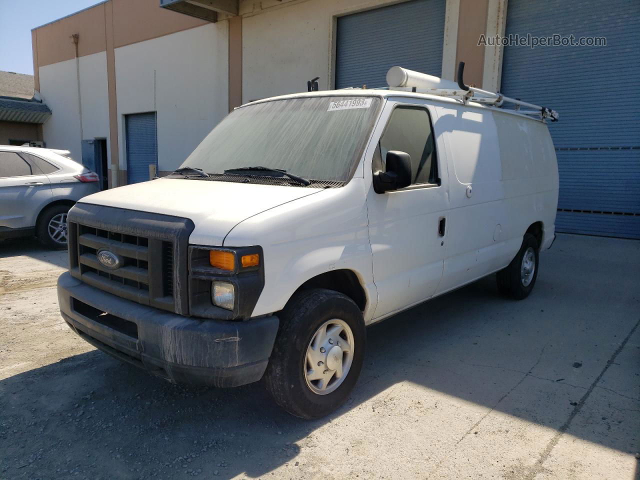 2010 Ford Econoline E250 Van White vin: 1FTNE2ELXADA17811