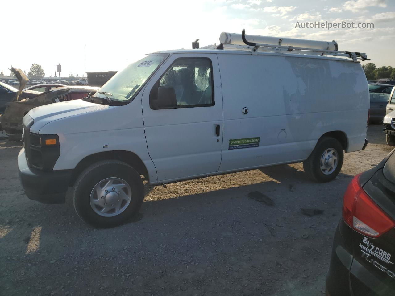 2010 Ford Econoline E250 Van White vin: 1FTNE2ELXADA42997