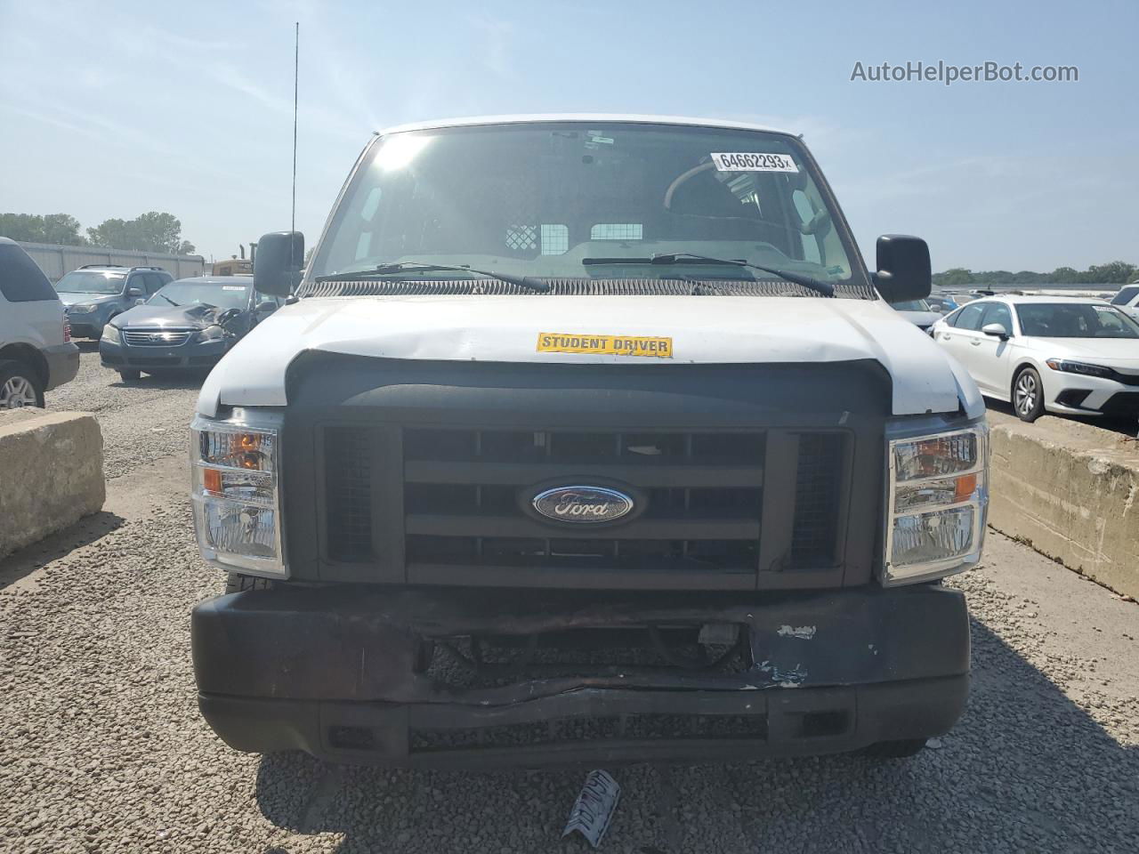 2012 Ford Econoline E250 Van White vin: 1FTNE2ELXCDA26060