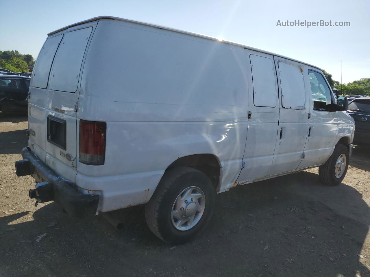 2010 Ford Econoline E250 Van White vin: 1FTNE2EW0ADA38578