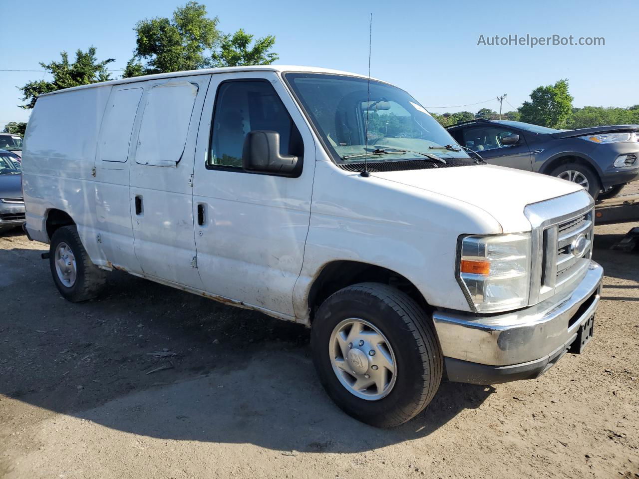 2010 Ford Econoline E250 Van White vin: 1FTNE2EW0ADA38578