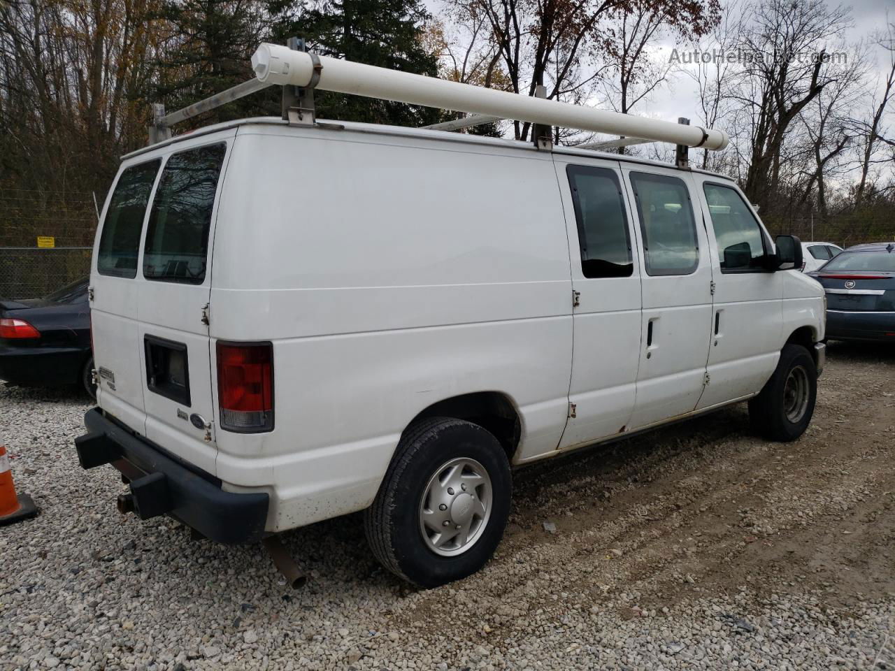 2013 Ford Econoline E250 Van White vin: 1FTNE2EW0DDA25396