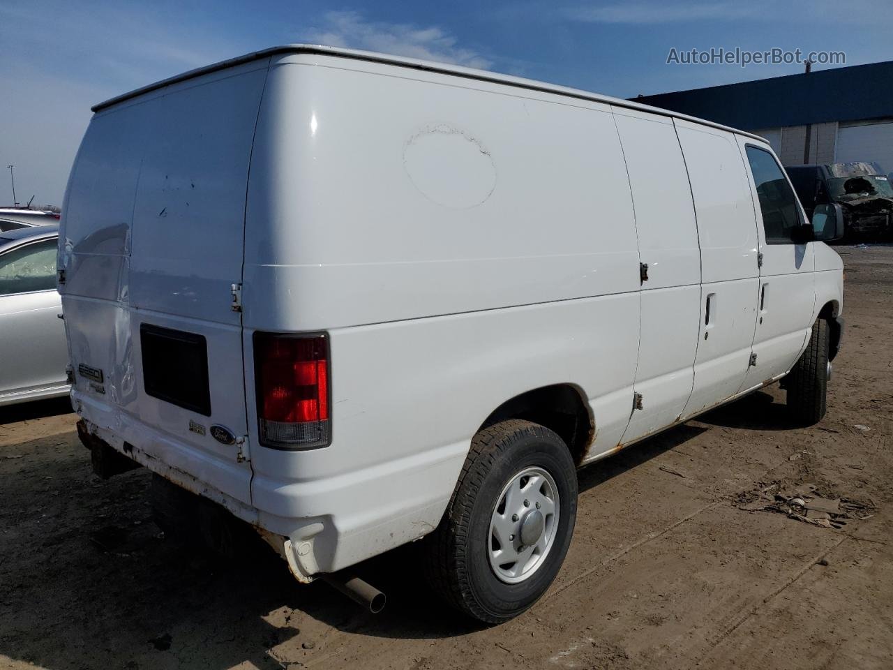 2013 Ford Econoline E250 Van White vin: 1FTNE2EW0DDA40870