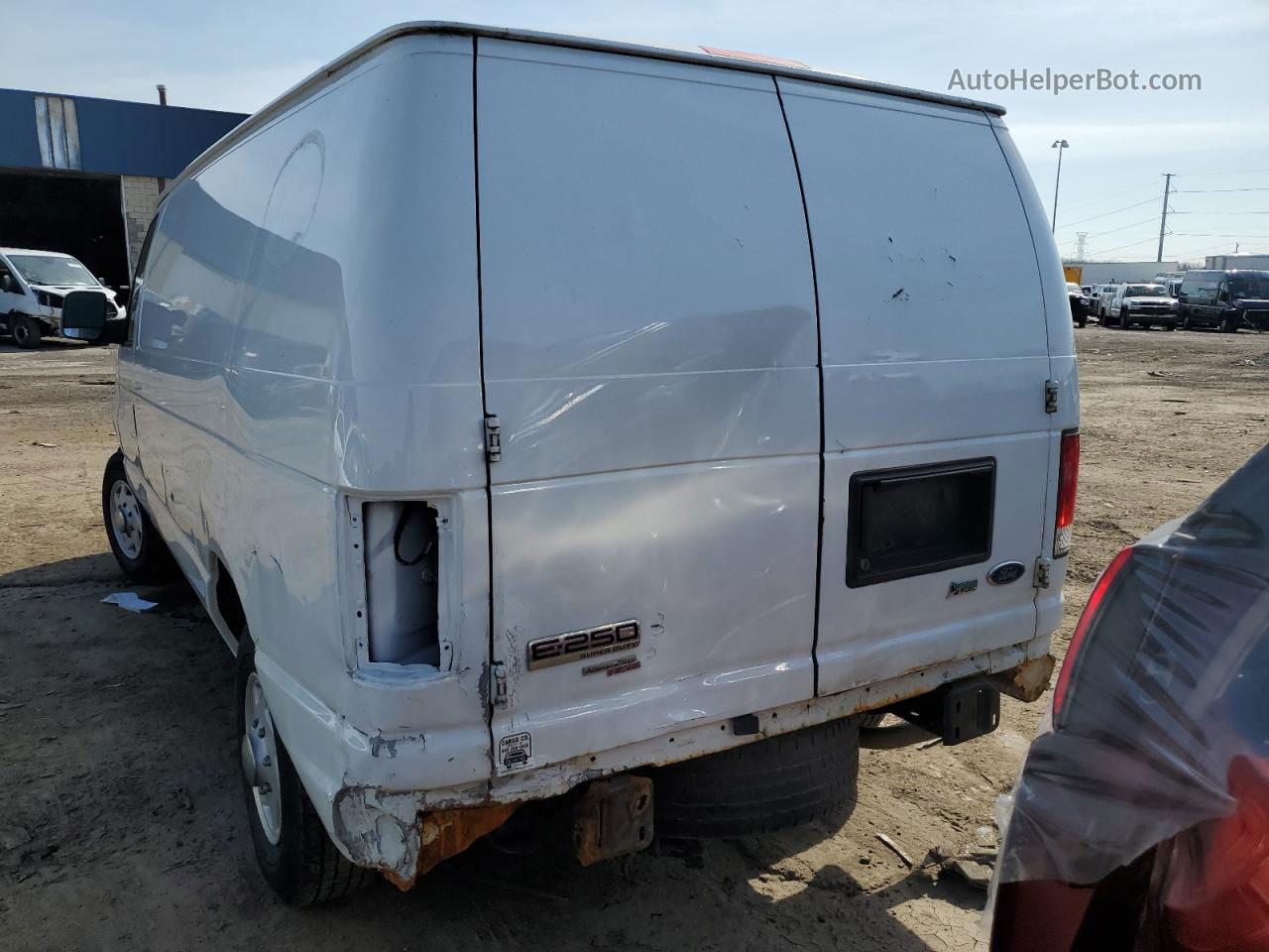 2013 Ford Econoline E250 Van Белый vin: 1FTNE2EW0DDA40870