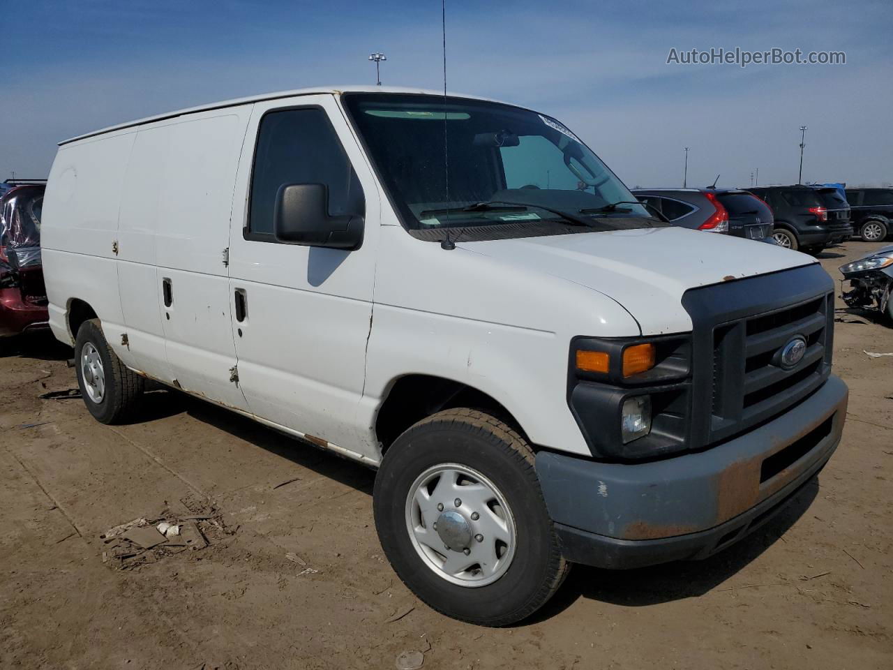 2013 Ford Econoline E250 Van Белый vin: 1FTNE2EW0DDA40870