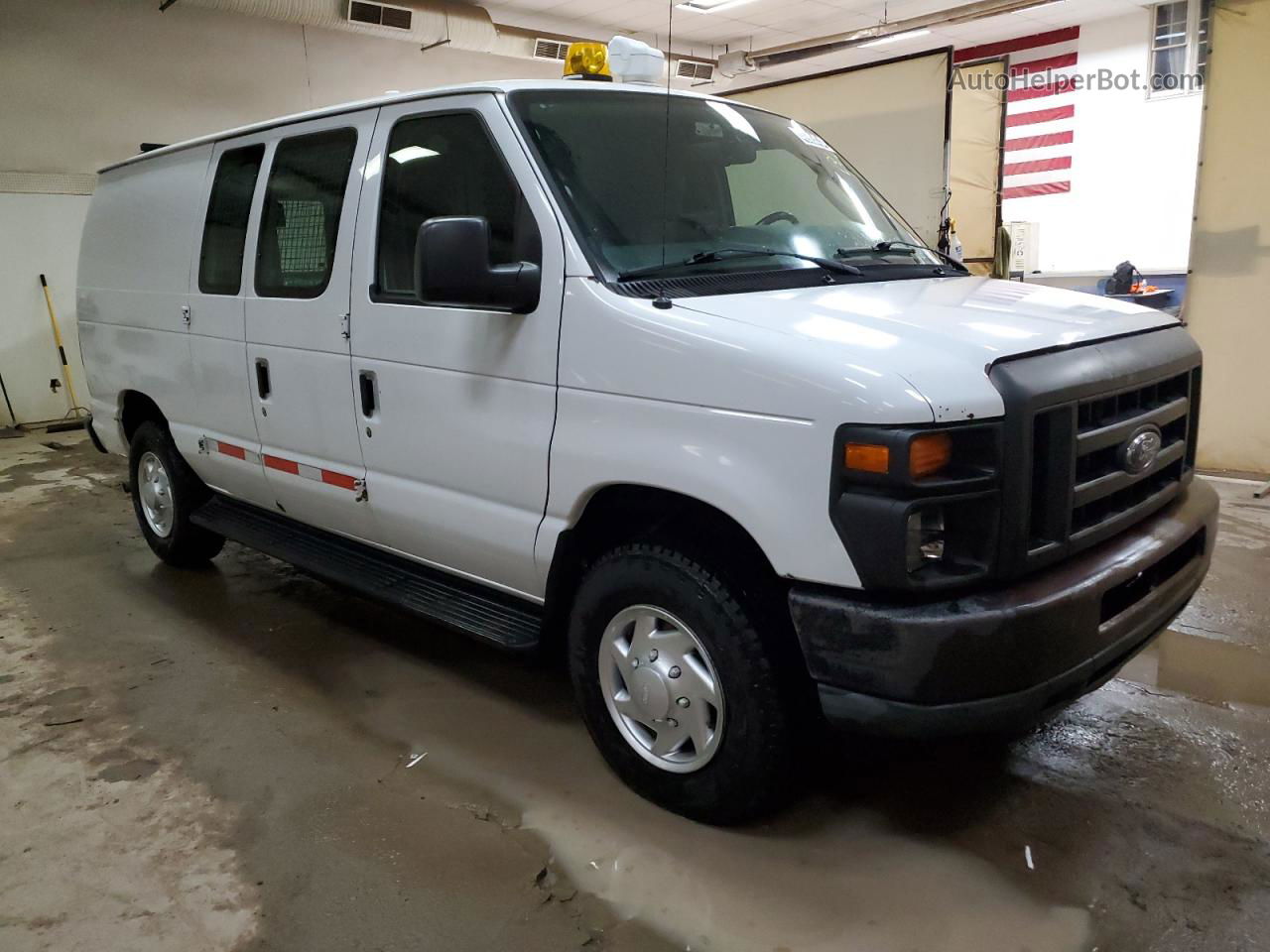 2013 Ford Econoline E250 Van White vin: 1FTNE2EW0DDB10996