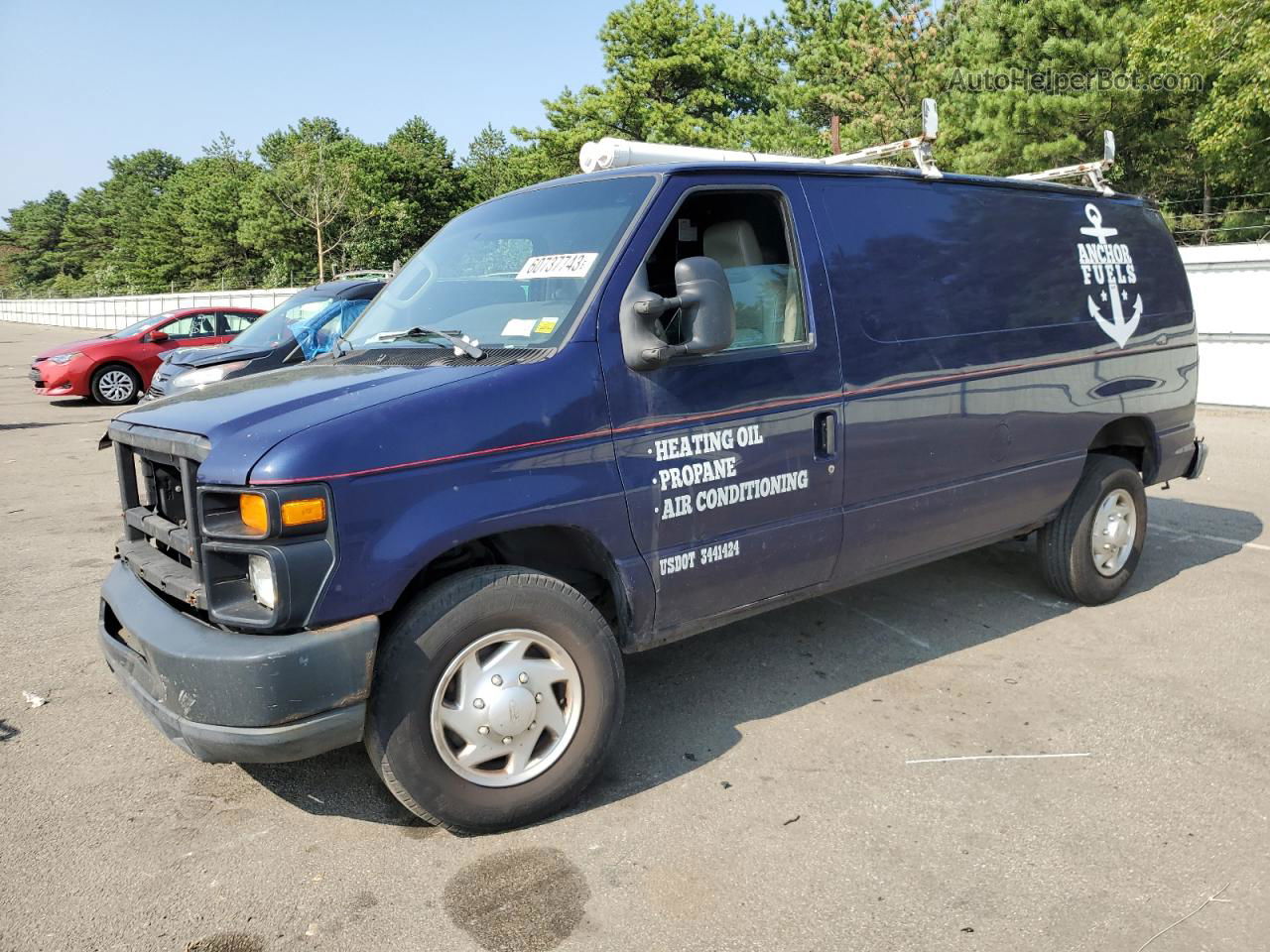 2010 Ford Econoline E250 Van Синий vin: 1FTNE2EW1ADA75462