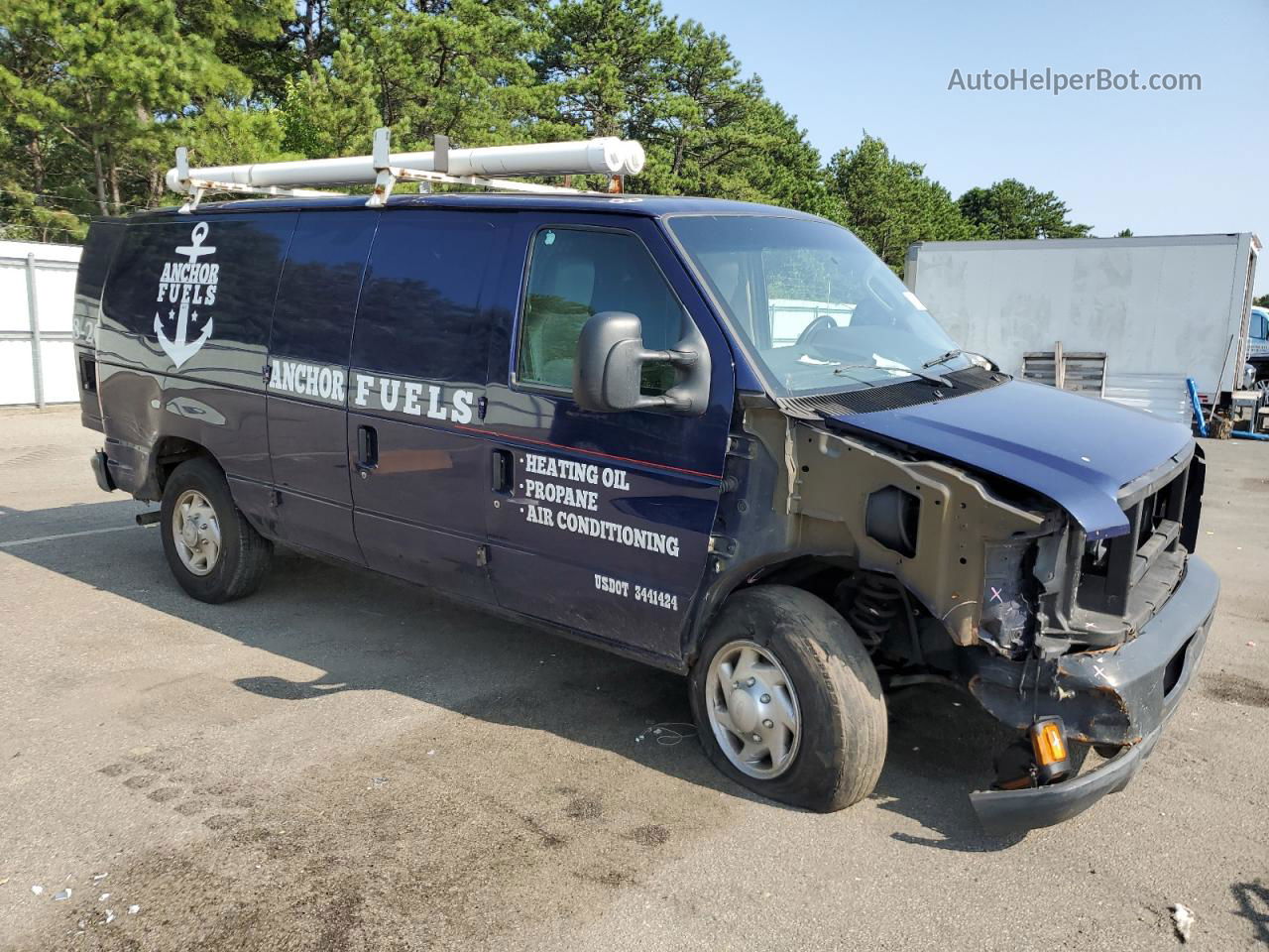 2010 Ford Econoline E250 Van Blue vin: 1FTNE2EW1ADA75462