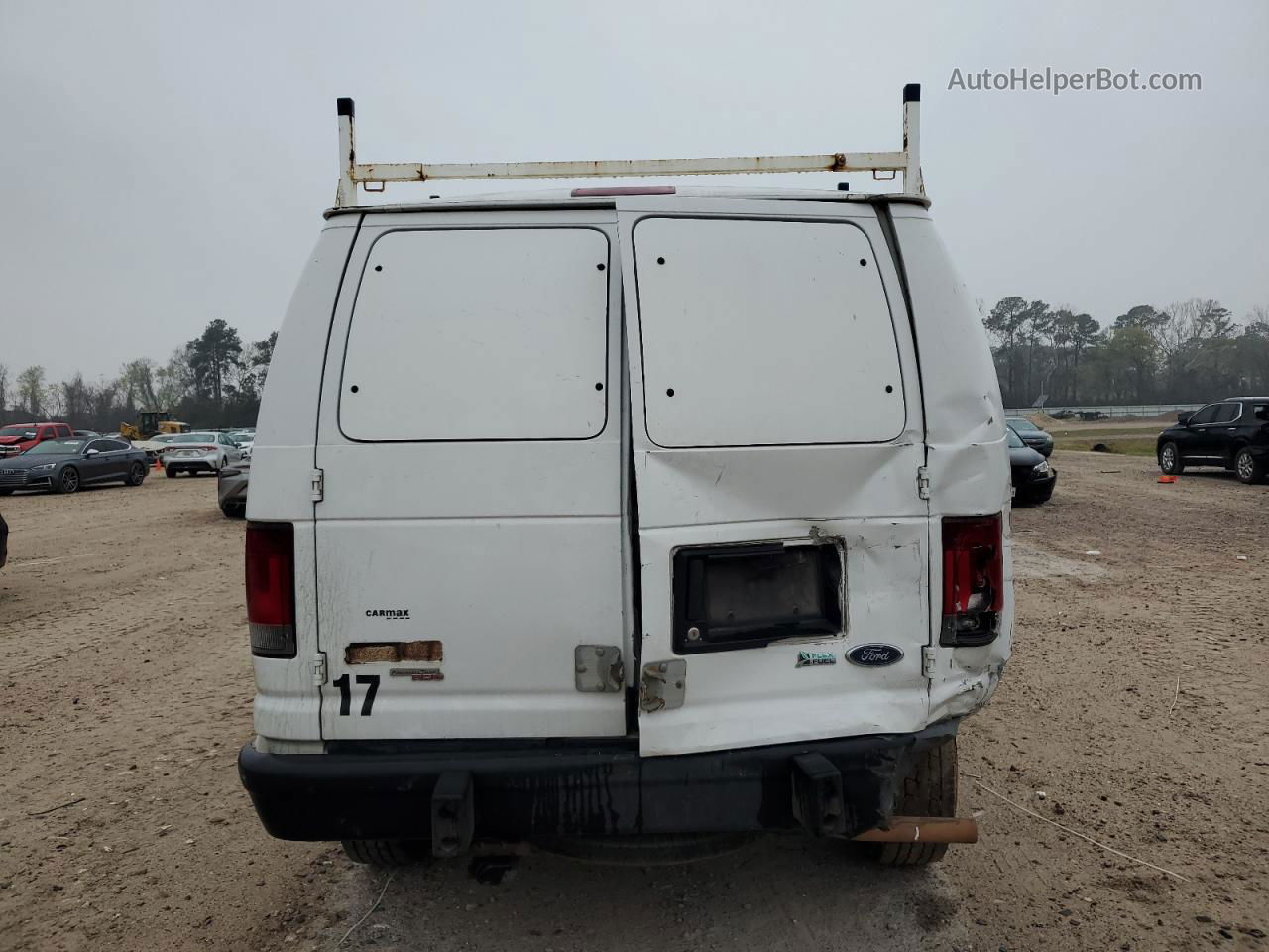 2012 Ford Econoline E250 Van White vin: 1FTNE2EW1CDB03375